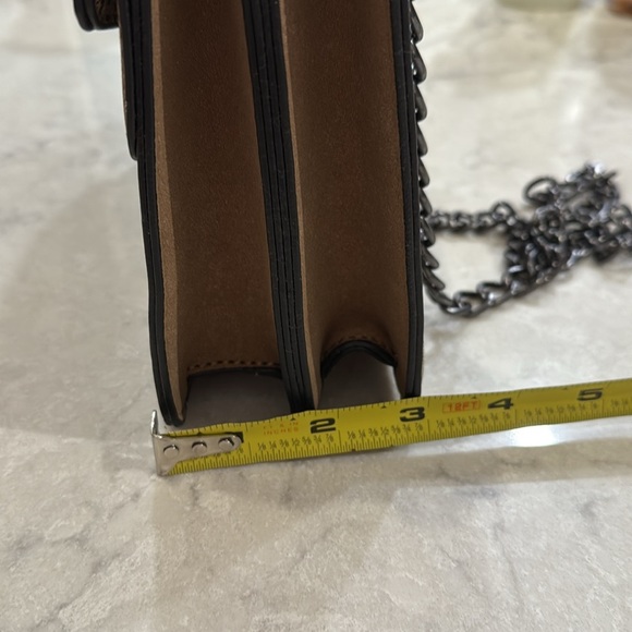 Brown Designer Inspired Crossbody Bag - Picture 6 of 6